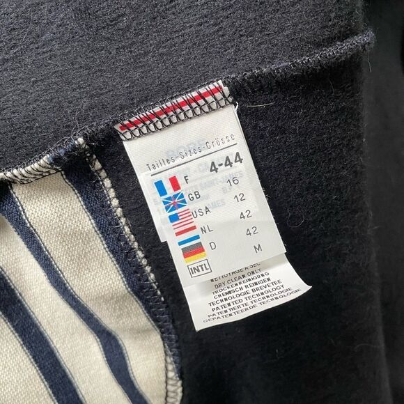 Saint James L’Atelier Toggle Cardigan Nautical Navy Blue Size US12 - Picture 8 of 9